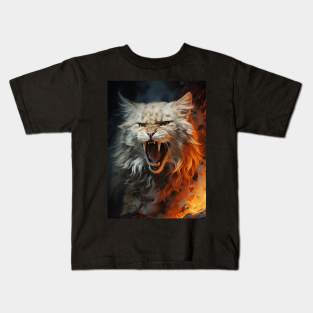 Cat Roar Kids T-Shirt